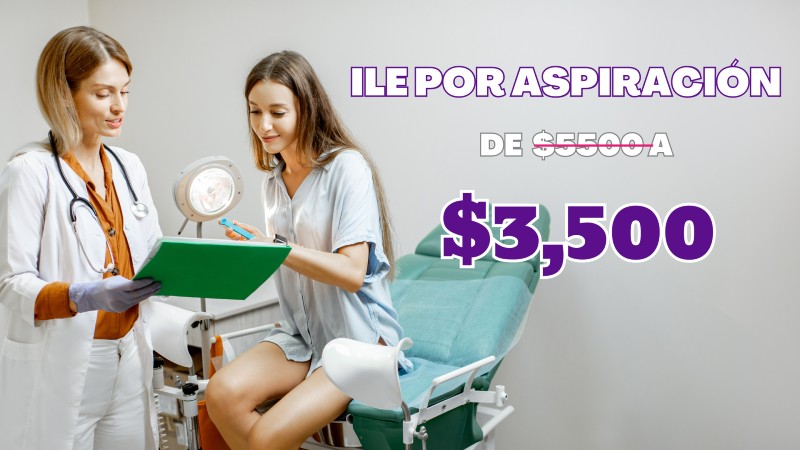 ILE quirúrgico o AMEU $1,166 en 3 MSI